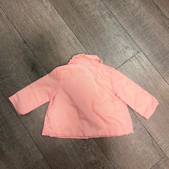 Vintage Thomas Pink Baby Floral Jacket Pant Set Size 12 Months - Picture 3 of 5